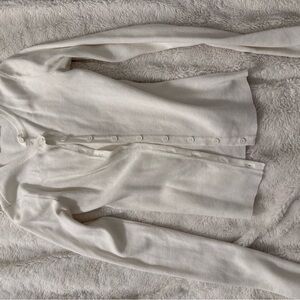 Women’s Glassons White Button-Up Cardigan